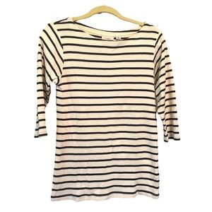 LL Bean boat neck sailor top